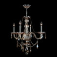 thumbnail image 2 of Provence Collection 4 Light Chrome Finish and Black Crystal Chandelier 23" D x 25" H Medium, 2 of 6