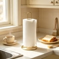 thumbnail image 2 of Countertop Stainless Steel Paper Towel Stand Holder, Freestanding Vertical Kitchen Paper Towel Rack for Counter Organization, 2 of 4