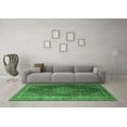 thumbnail image 3 of Ahgly Company Indoor Square Persian Emerald Green Traditional Area Rugs, 5' Square, 3 of 4