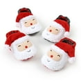 thumbnail image 4 of Otqutp Baby Santa Winter Warm Slippers Snow Boots Christmas Booties Soft Crib Shoes Soft Bottom Warm Socks Children Crib Shoes(Red,6-9 Months), 4 of 9