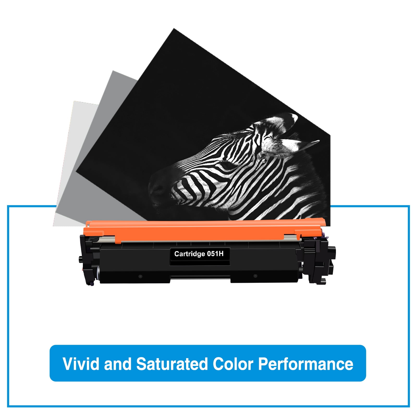 Cartridge 051H 10-Pack Compatible Toner Cartridge for Canon 051 051H imageCLASS MF264dw MF269dw MF267dw MF266dn MF263dn LBP162dw LBP161dn LBP1692dwkg Ink Printer Black