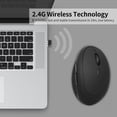 thumbnail image 4 of Graflsoa Ergonomic 2.4G Wireless Vertical Mouse with Adjustable DPI (800/1200/1600), 6-Button Design, ABS Material, Black/White/Pink Options, Battery Not Included, 4 of 6