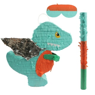Dinosaur T-Rex Pinata Hatching From Egg Bulk Candy Fill Spill Pinatas -  Dino Party Favor Game Kids Boy Girl Birthday Party Supplies - Animal Theme