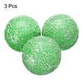 thumbnail image 3 of Uxcell 3Pcs Decorative Glass Balls 3.15 inch Orbs Centerpiece Balls Mosaic Glass Balls for Decor Bowls, Green, 3 of 5