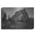 thumbnail image 1 of Luxe Metal Art 'Boulder Pass Glacier National Park BW' by Alan Majchrowicz,Metal Wall Art, 16"x12", 1 of 7