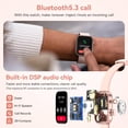 thumbnail image 2 of Reloj inteligente aeac con pantalla AMOLED de 1,99 pulgadas, 3 ATM, resistente al agua, rosa, 2 of 8