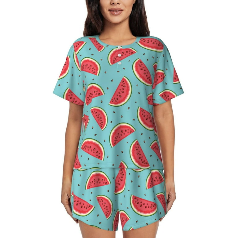Womens watermelon pajamas sale