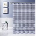 thumbnail image 1 of homeroots bed & bath 399768 Rideau de Douche Rayé Bleu Marine et Blanc, 1 of 1