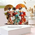 thumbnail image 6 of Christmas Beautiful Female Acrylic Desk Decoration Modern Statue Figurines Table Ornaments Unique Room Decor Aesthetict Ornaments for Home,Office Gifts for family and friends Flower Queen, 6 of 6