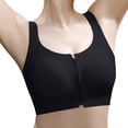 thumbnail image 4 of SPZTSX Sports Bras for Women Front Zipper Easy On Wireless High Support Seamless Post Surgery Workout Yoga Bra, 4 of 4