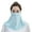 Blue, variant on Mask Womens Summer Driving Neck Guard Sunshade Face Kini Breathable Ice Silk Sunscreen Mask Protective Scarf Blue One Size
