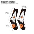 thumbnail image 2 of Honeii Halloween Ghosts And Pumpkins Print Children's Colorful Socks,Unisex Kids and Toddlers' Cushioned Sock,Kids Athletic Crew Socks,for Everyday Wear and Sports, 2 of 5