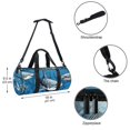 thumbnail image 5 of Shark Universal Sports Bag: Swim, Gym, Luggage, Basketball. Size 17.7 Inches with Interior Zipper Pocket. Large Capacity., 5 of 6