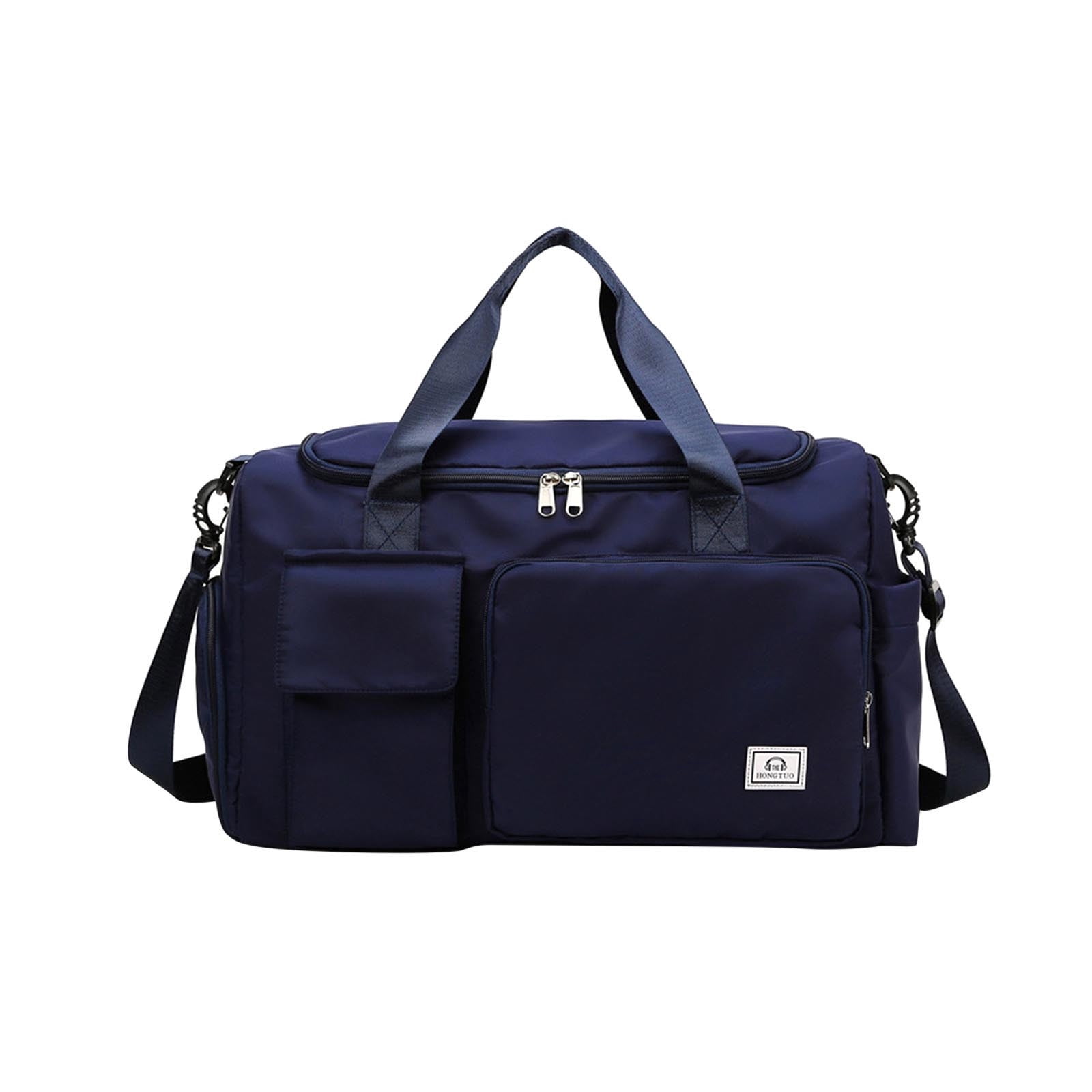 Cadorn Nylon Waterproof Duffel Bag with Wet-Dry Compartment, Large Capacity Gym Travel Bag for Swimming, Sports, and Outdoor Adventures