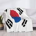 thumbnail image 3 of Zufioo Korea Print Horizontal Flannel Blanket, Anti-wrinkle, Anti-shrinkage, Anti-allergic Plush Blanket, Household Items Suitable for Bedroom-60"x50", 3 of 6