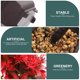 thumbnail image 3 of unbranded Planta Artificial Bonsái Roja Para Decorar Mesas Y Espacios En Hogar Oficina O Restaurante, 3 of 8