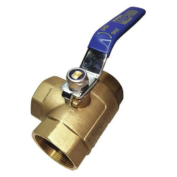 Manufacturer Varies 1" FNPT Brass Ball Valve 3-Way 1PZA3