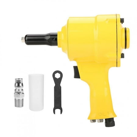 

KeesonKimi Pneumatic Riveter Pistol Grip Rivet Gun Air Powered Riveting Tool 2.4-4.8mm Pneumatic Riveter Riveter