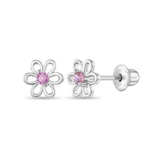 Wynn's Set Di 3 Paia Di Orecchini A Perno In Argento 925 Con Zirconia Cubica - Dimensioni 3, 4 E 5 Mm - Ipoallergenici, Regalo In Scatola