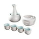 thumbnail image 3 of Juego de sake de cerámica con tetera, vajilla de , cuenco creativo para calentar, bebida tradicional de sake para regalar en una fiesta de té, 3 of 8