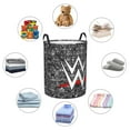 thumbnail image 6 of Large Laundry Basket with Handle, WWE Collapsible Laundry Hamper, Dirty Clothes Storage Basket for Living Room, Bathroom, Bedroom, College Dorm, 6 of 7