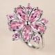 thumbnail image 2 of Bonito anillo de piedra de cristal rosa para mujer, anillos de boda finos de lujo para mujer, anillo de compromiso de circón con flor de novia delicada Tan Jianjun unisex, 2 of 2