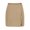 Khaki, variant on HBBIKVI Mini Summer Skirts for Women Casual Wrap Asymmetrical Skirt with Stretchable Built-In Shorts and Inner Tie for Casual