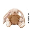 thumbnail image 3 of Qiweii Adorable Plush Bunny Soft Toy, Stuffed Animal Doll, Great Gift for Friends Family Of All Ages, 3 of 5