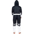 thumbnail image 5 of Superhero Force Trooper Power Costume Halloween Pajamas Jumpsuit Black XX-Large, 5 of 6