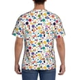 thumbnail image 2 of Rocae Colorful Spots for Men's Moisture-Wicking Crew Tee - T-Shirt for Sports, Outdoor Activities, and Casual WearX-Large, 2 of 9