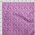 thumbnail image 4 of oneOone Georgette Viscose Purple Fabric Eye Print Fabric For Sewing Printed Craft Fabric By The Yard 42 Inch Wide, 4 of 5