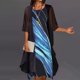 thumbnail image 2 of Vestido de dos piezas de manga corta con cuello redondo y estampado casual de moda para mujer Wmkox8yi bvn71, 2 of 5