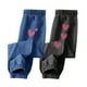 thumbnail image 1 of Odeerbi 3-12 Años Niñas 2 Pcs Jeans Cute Love Print Pantalones Vaqueros Handsome Loose Casual Outerwear Vaquero Pantalones, 1 of 7