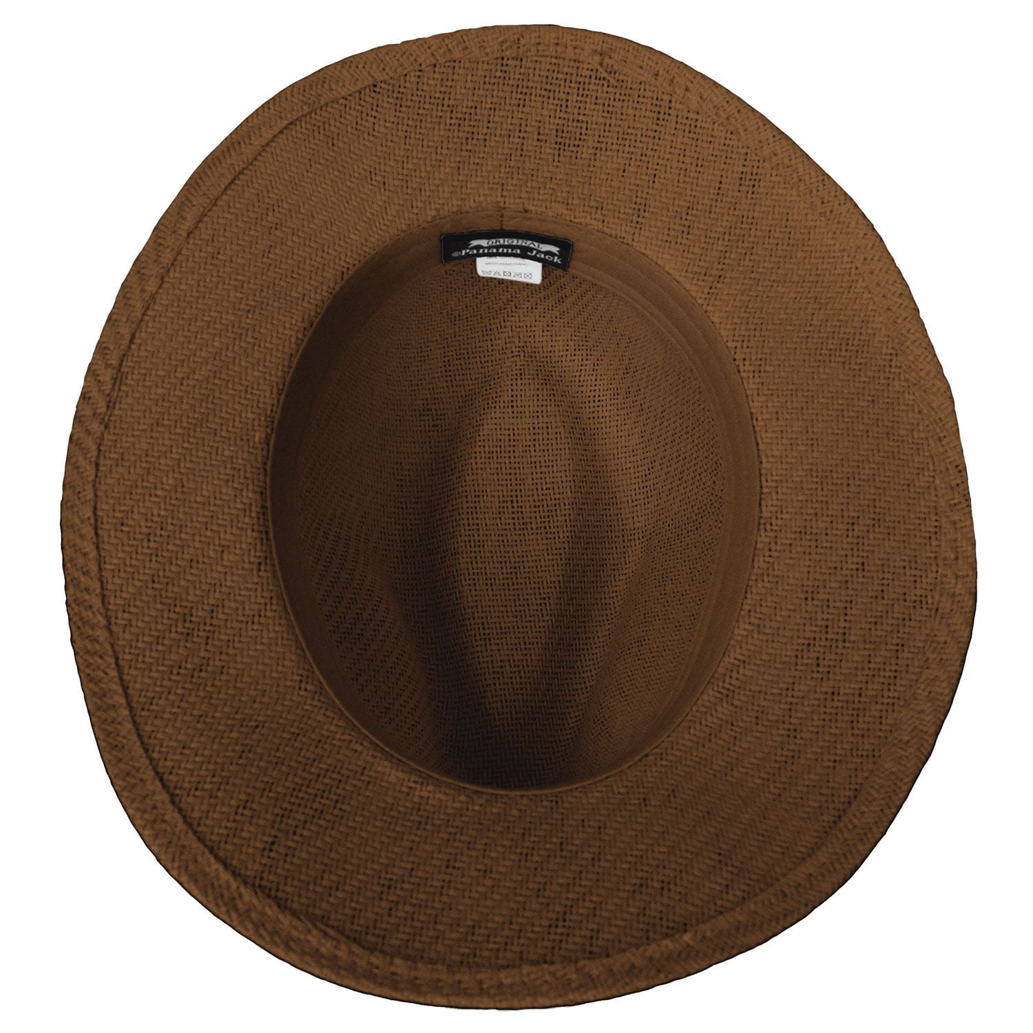 Panama Jack Safari Straw Hat - Matte Toyo, Ribbon Band, 2.5" Brim