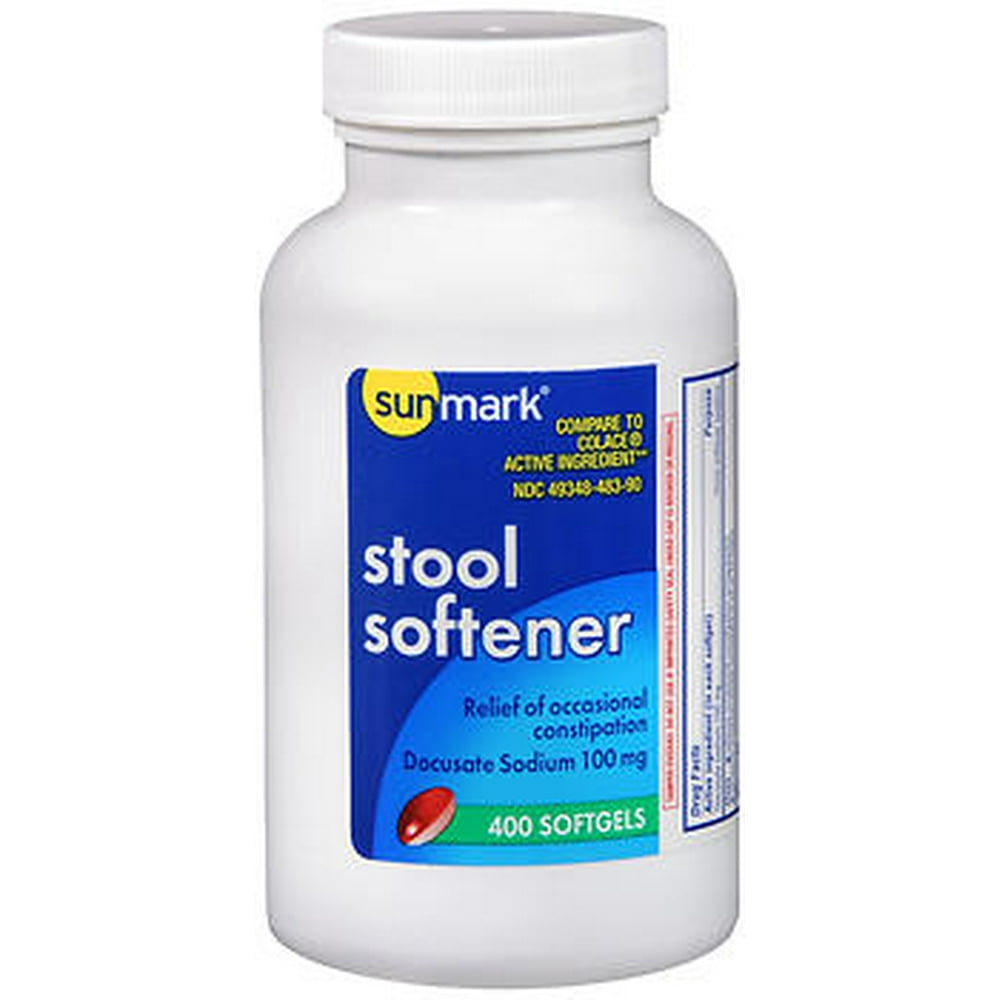 Sunmark Stool Softener 100 mg Softgels 400 ct