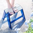 thumbnail image 3 of Acrylic Folding Portable Step Ladder for Adults - Transparent Step Stool for Indoor and Outdoor Use, Ideal for Kitchen, Library, and More, 3 of 6