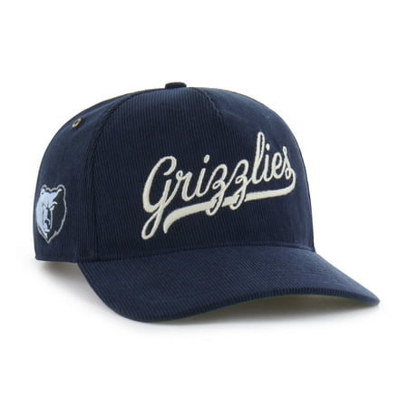 Men s 47 Navy Memphis Grizzlies Golden Age Relaxed Corduroy Hitch Adjustable Hat