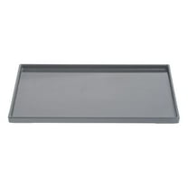 HUBERT® Grey Melamine Tray - 9 3/4" L x 6 3/4" W x 1/2" H