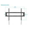 thumbnail image 2 of Monoprice Heavy-Duty Low Profile Fixed TV Wall Mount For 60" To 120" TVs up to 264lbs, Max VESA 900x600, Works w, 2 of 6