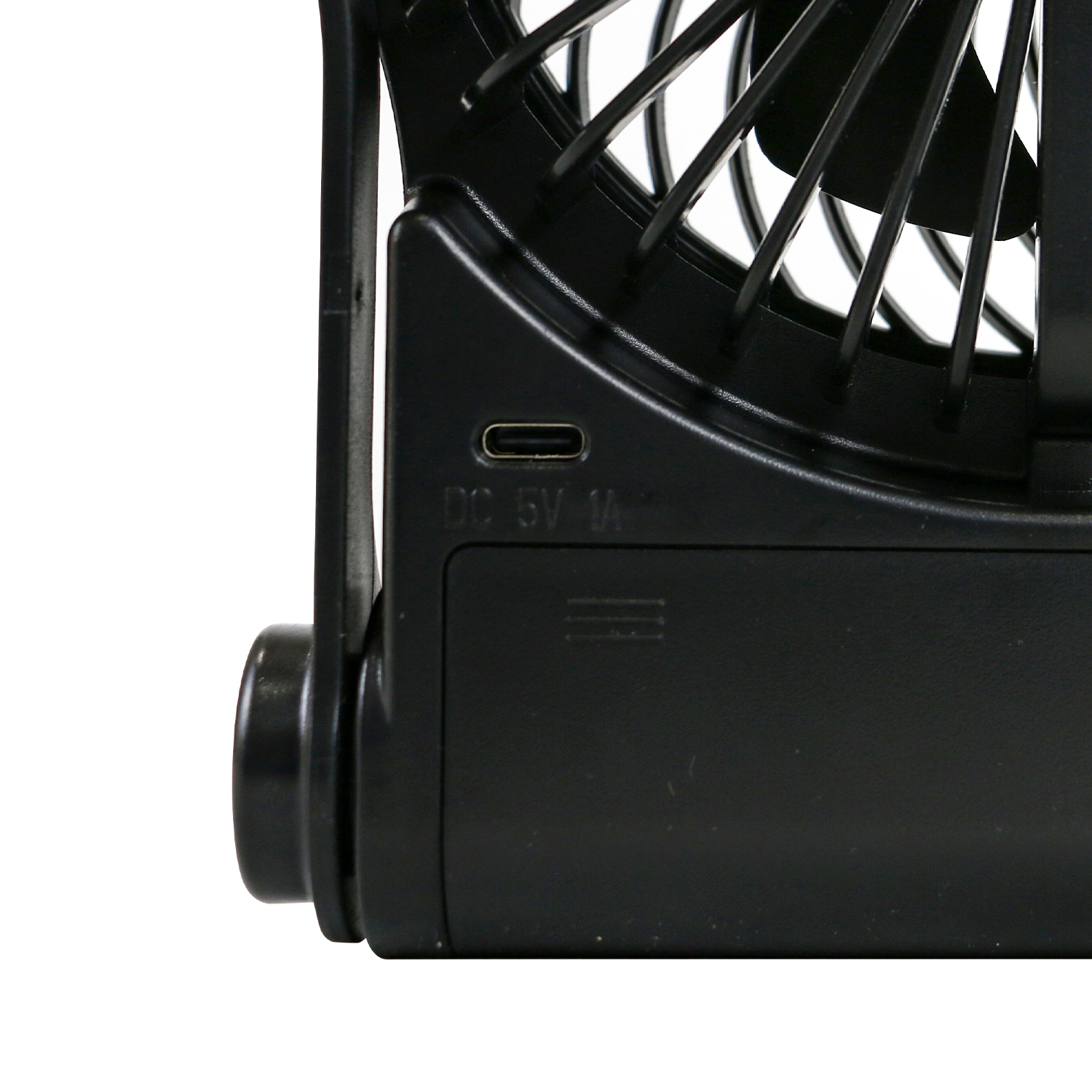 Mainstays New 4" On-the-Go Folding Personal Fan for Stroller, Car Seat, Treadmill, Black