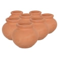 thumbnail image 2 of 7pcs Handcrafted Flower Pots Clay Mini Flower Pots Mini Terracotta Succulent Pot Miniature Plant Nursery Pot Decoration, 2 of 8