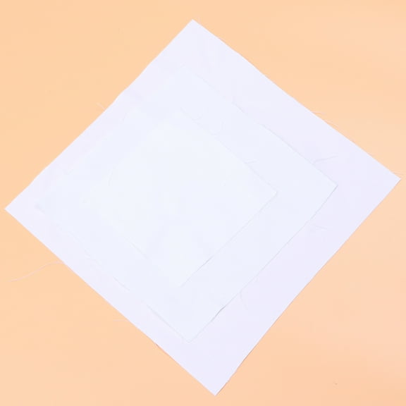 WEUVEB 3pcs Fabric for Embroidery Cross-Stitch Cloth White DIY Handmade Needlework