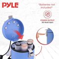 thumbnail image 5 of Pyle Portable Megaphone Speaker PA Bullhorn - Built-In Siren, 50W Adjustable Volume Control In 1200 Yard Range, Ideal For Any Outdoor Sports, Cheerleading Fans & Coaches Or Safety Drills, 5 of 5