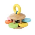 thumbnail image 1 of Wooden Rattle Percussion Toy For Kids Natural Sounding Musical Instrument Educational Learning Developmental Sensory Play, 1 of 4