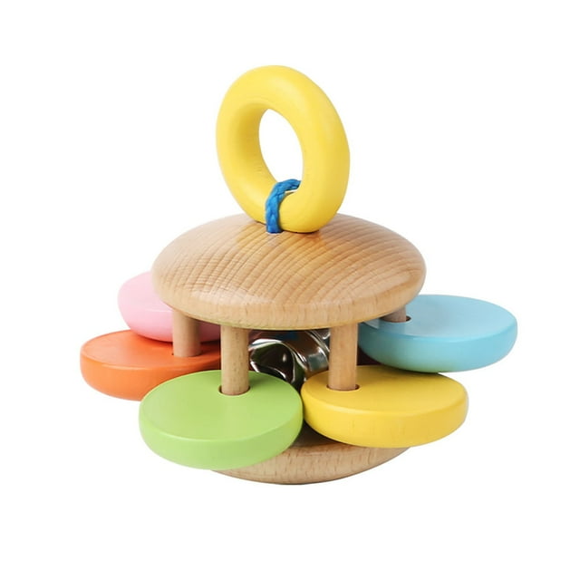 Wooden Rattle Percussion Toy For Kids Natural Sounding Musical Instrument Educational Learning Developmental Sensory Play