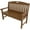 Teak, variant on Hanover Avalon All-Weather 48 In. Porch Bench in Teak