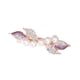 thumbnail image 1 of Horquilla de hoja de perla de cristal Sonducket para vacaciones boda compromiso Accesorio para el cabello púrpura, 1 of 6