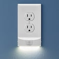 thumbnail image 2 of SnapPower 3 Pack MotionLight [for Duplex Outlets] - Motion Detecting LED Night Lights Built-in to Wall Plate - Bright/Dim/Off Options - Auto On/Off Sensor - (Duplex, White), 2 of 4