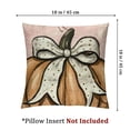 thumbnail image 4 of nygtbtfer Fall Pillow Covers Gold Foil Pumpkin Throw Pillow Case Black Pink Autumn Decorative Cushion Cover for Farmhouse Thanksgiving Home Office Room Couch Sofa Deco White, 4 of 7