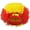 Spain, variant on Jiibva Football Game Flag Colored Fan Wigs Hat, National Flag Afro Fan Wig Headgear Funny Headwear for Soccer Match Celebration Flag Colorful Event Hairband